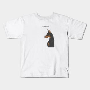 Doberman - Portrait Kids T-Shirt